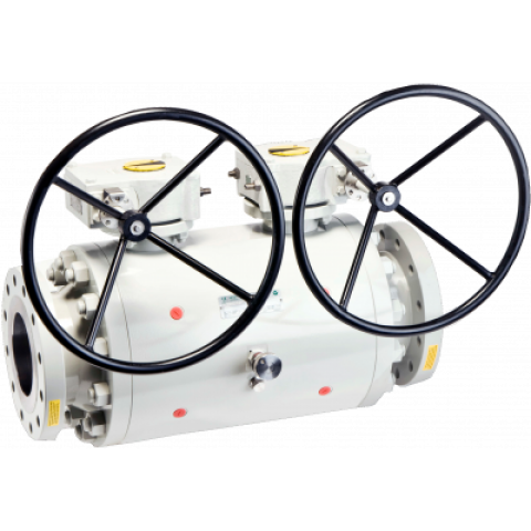 DBB Pipeline Ball Valves-Trunnion Ball Valve DBB Flanged 3 Piece Design